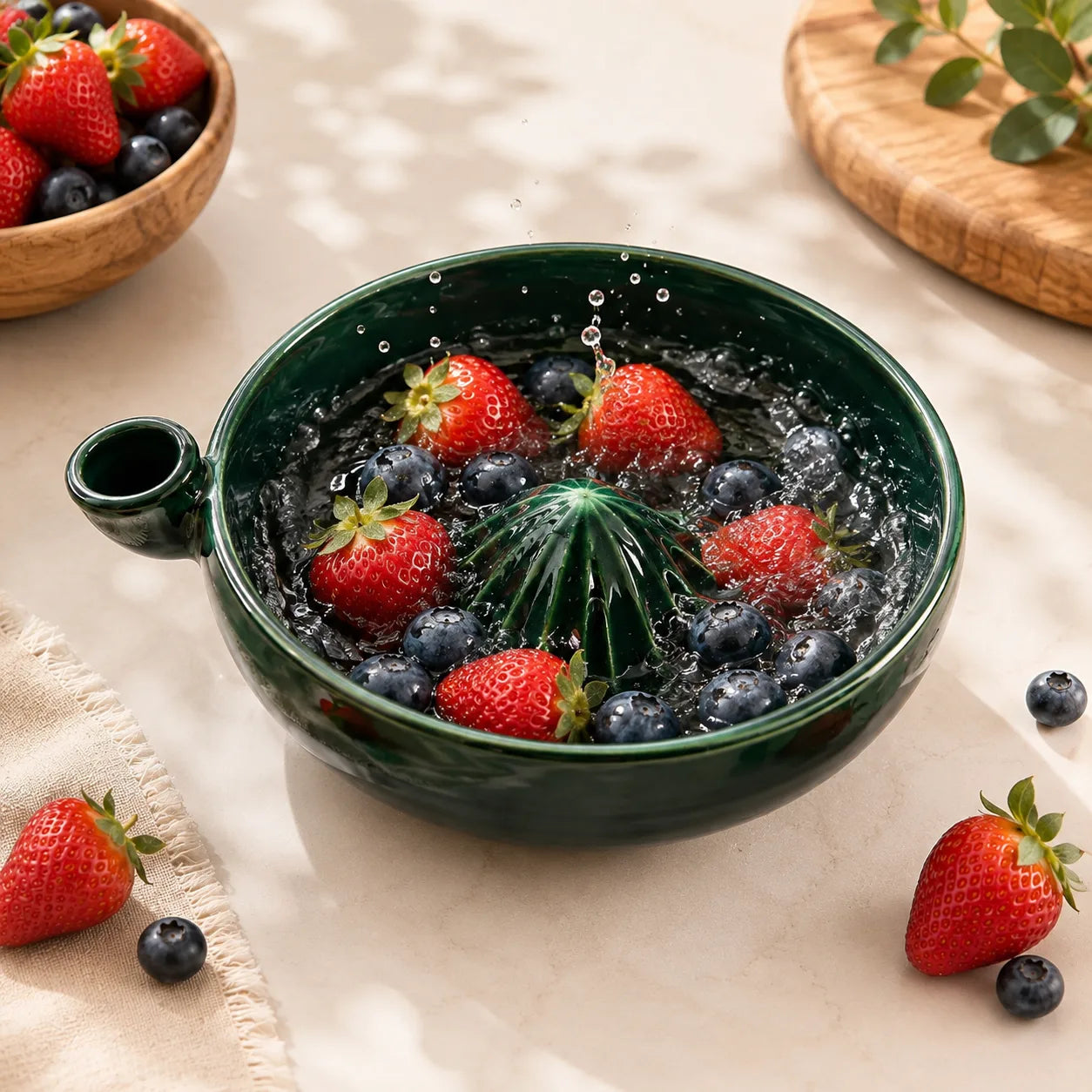 Ceramic Berry Fruit Bowl