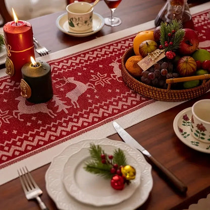 Christmas Reindeer Table Runner