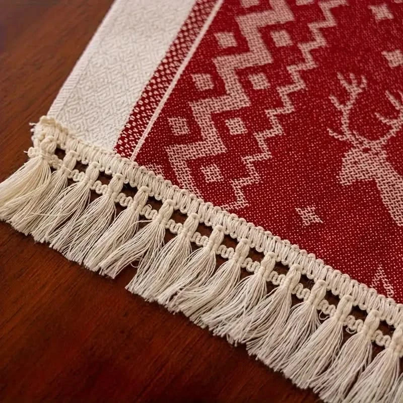 Christmas Reindeer Table Runner