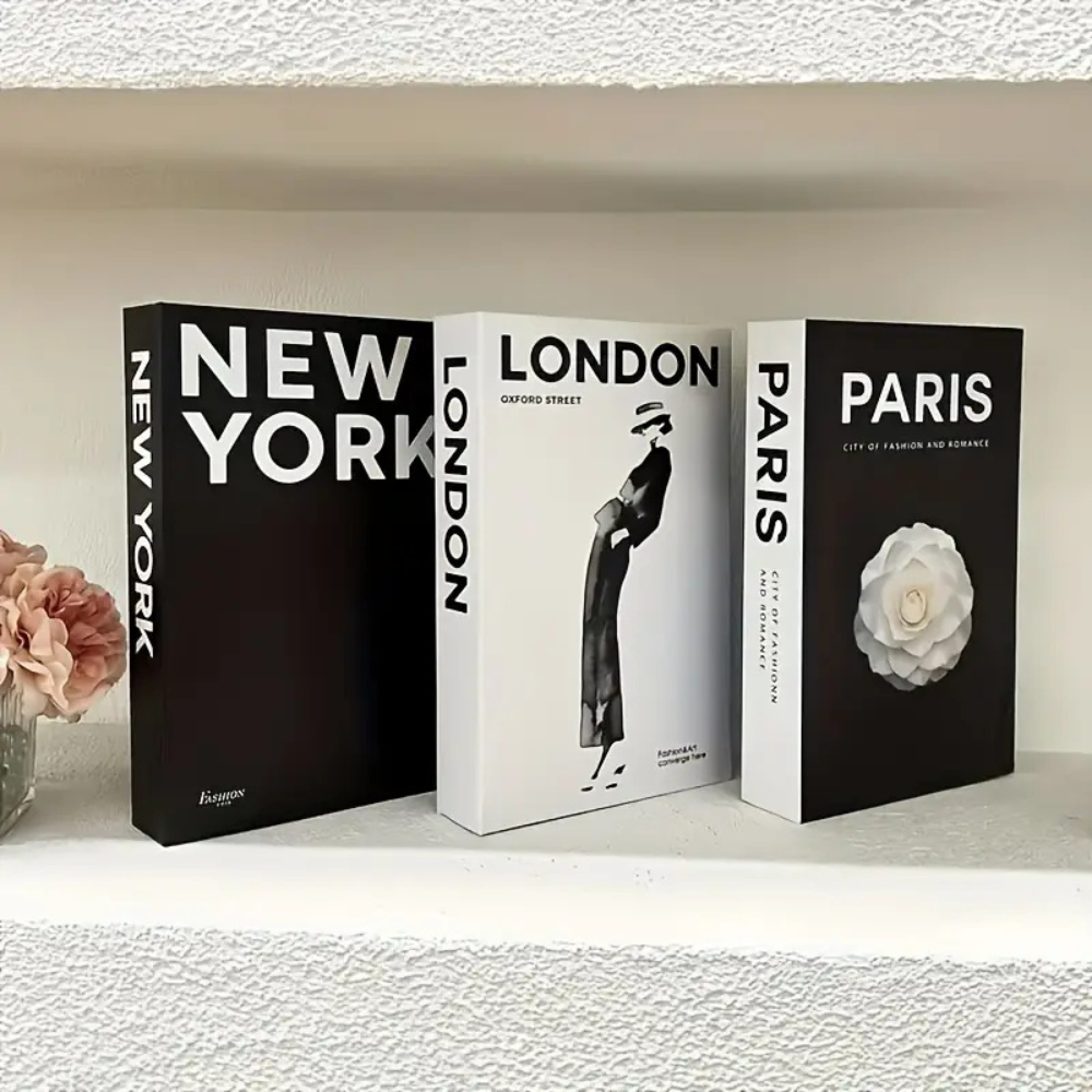Cityscape Faux Book Set