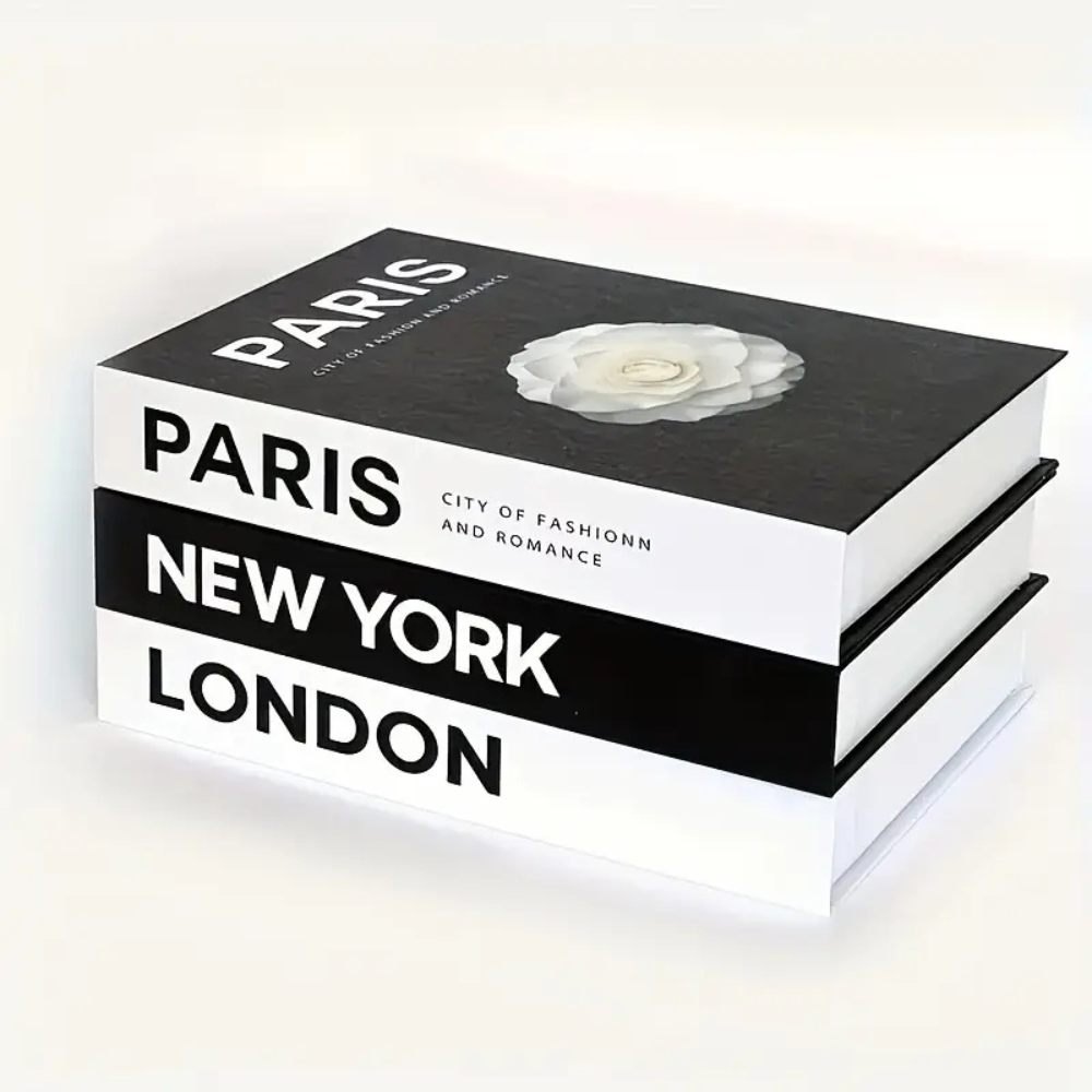 Cityscape Faux Book Set