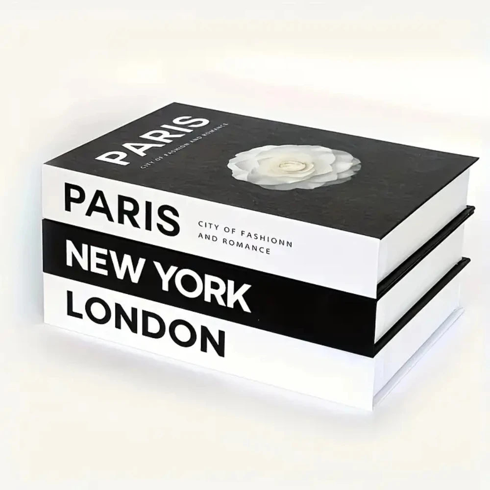 Cityscape Faux Book Set