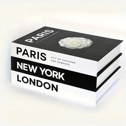 Cityscape Faux Book Set
