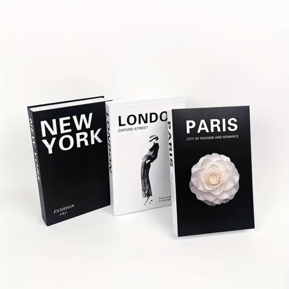 Cityscape Faux Book Set