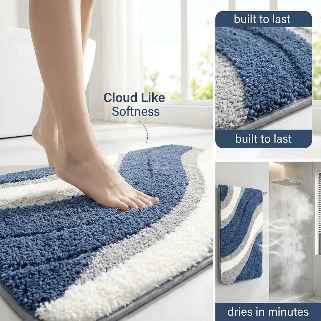 Velura™ Cashmere Organic Weave Bath Rug