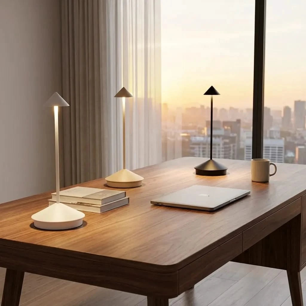 ClarityGlow Wireless Table Lamp