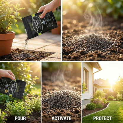 MoonSpry Natural Insect Repellent | Pet-Safe Outdoor Granules with Peppermint & Cinnamon