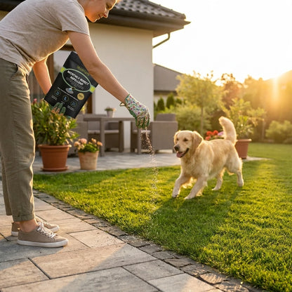 MoonSpry Natural Insect Repellent | Pet-Safe Outdoor Granules with Peppermint & Cinnamon