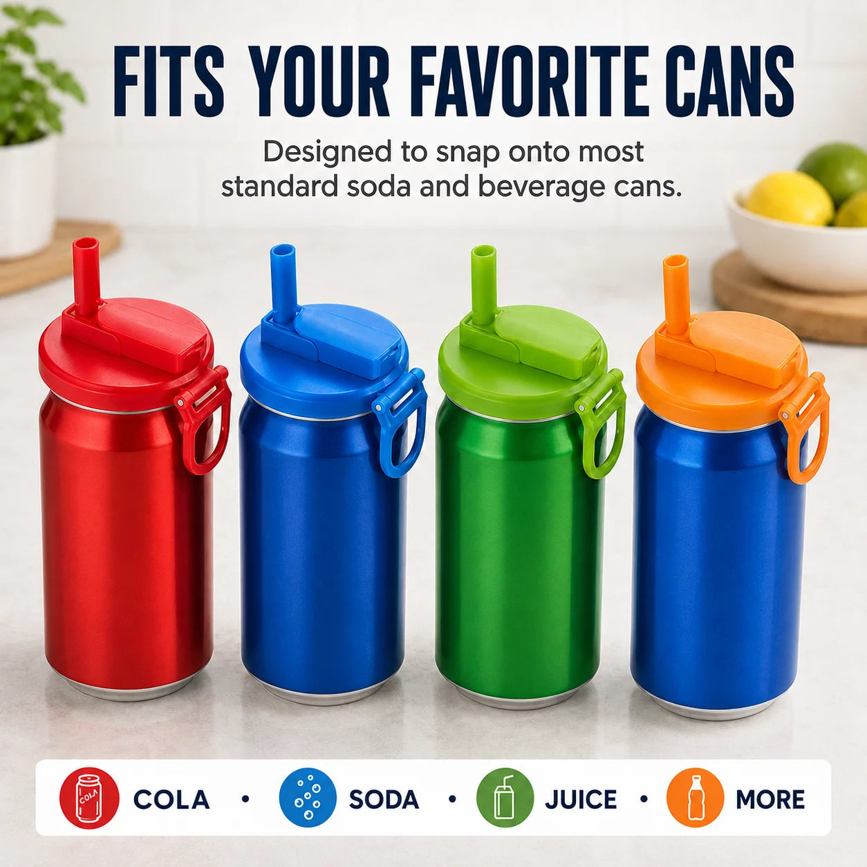 SodaSeal™ Soda Can Lid Cover