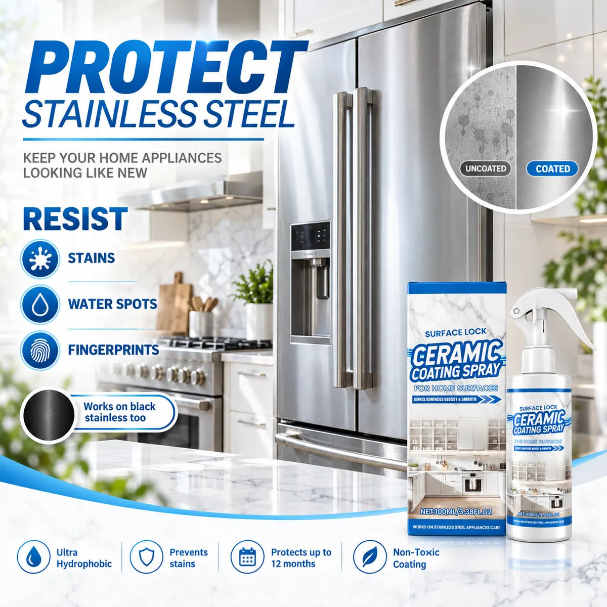 HomeShield Ceramic Surface Coating Protection Spray