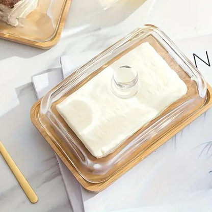 Glass Butter Dish