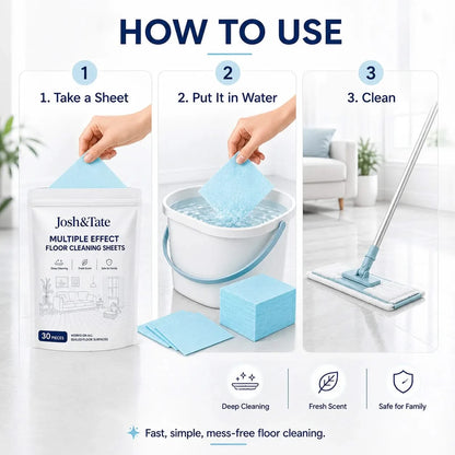 MopSwift™ Floor Cleaning Sheets — Spotless Floors With Just One Sheet