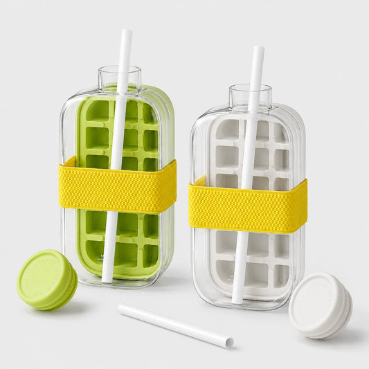 IceDrop – 2-in-1 Ice Cube Tray & Drinking Bottle