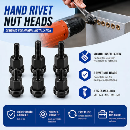 WerkFix™ One-Side Rivet Nut Tool Set