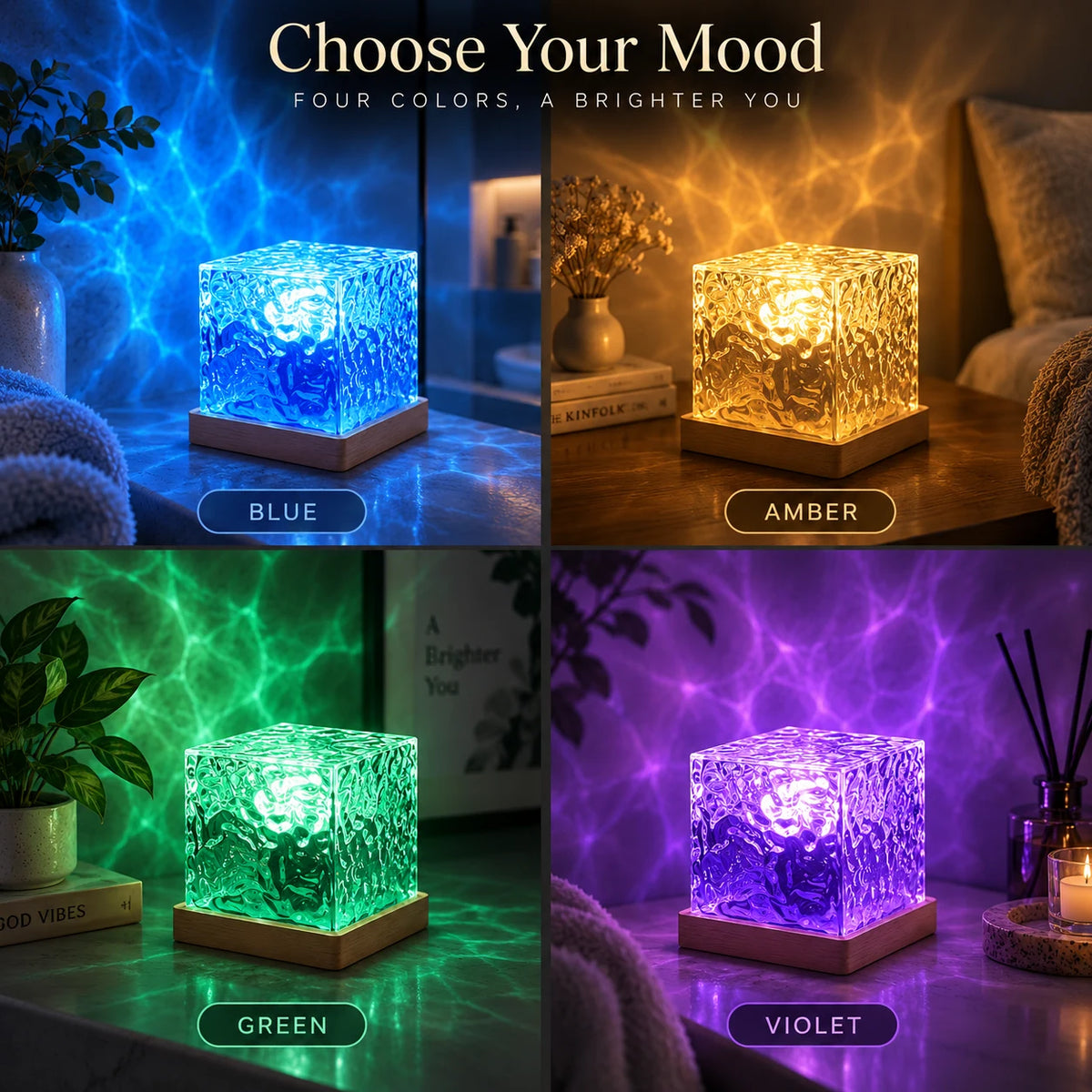 AquaGlow Shower Mood Ambience Light