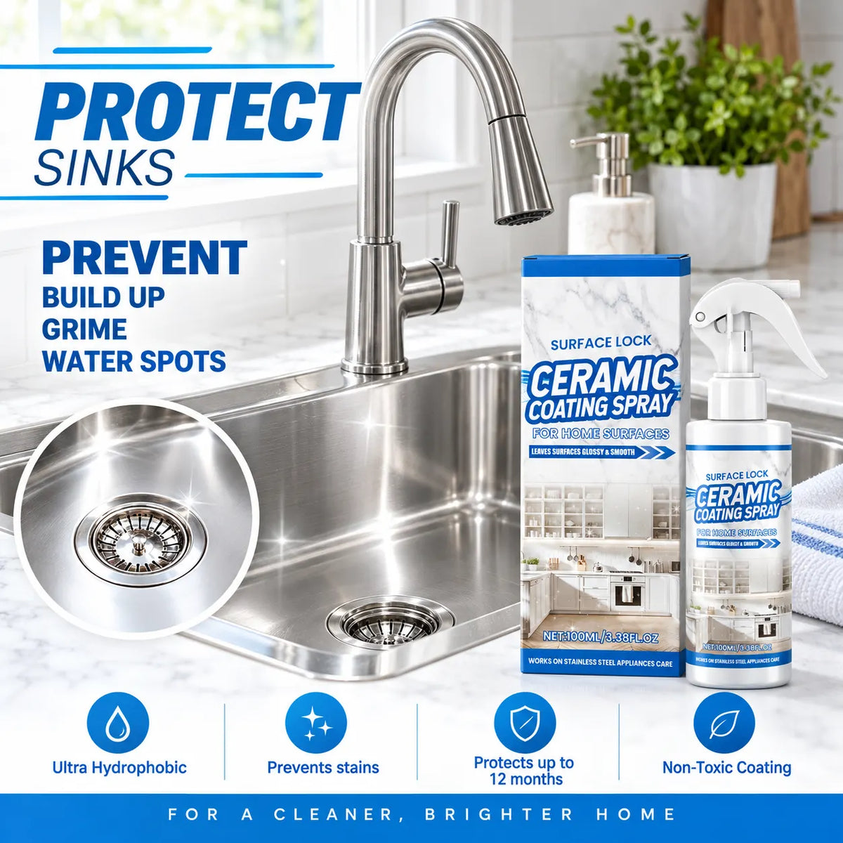 HomeShield Ceramic Surface Coating Protection Spray