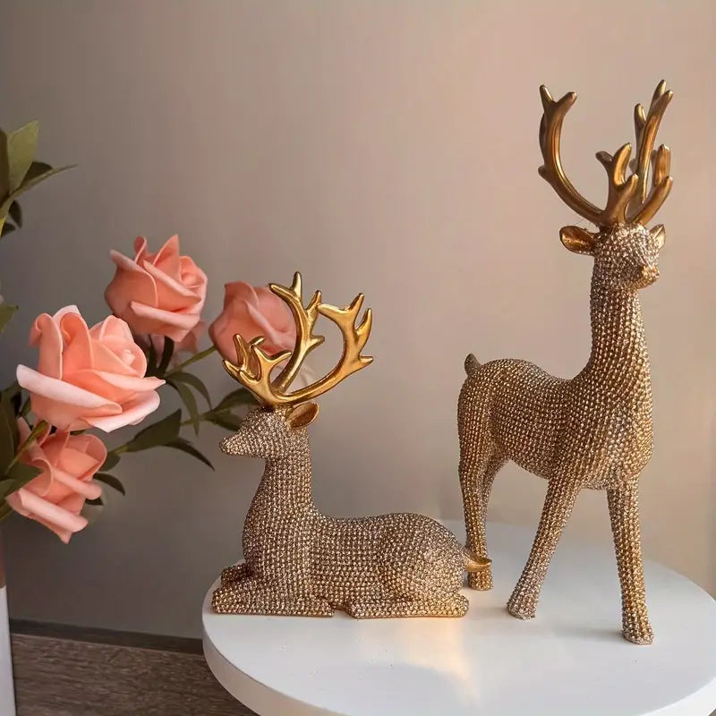 Reindeer Figurine Set