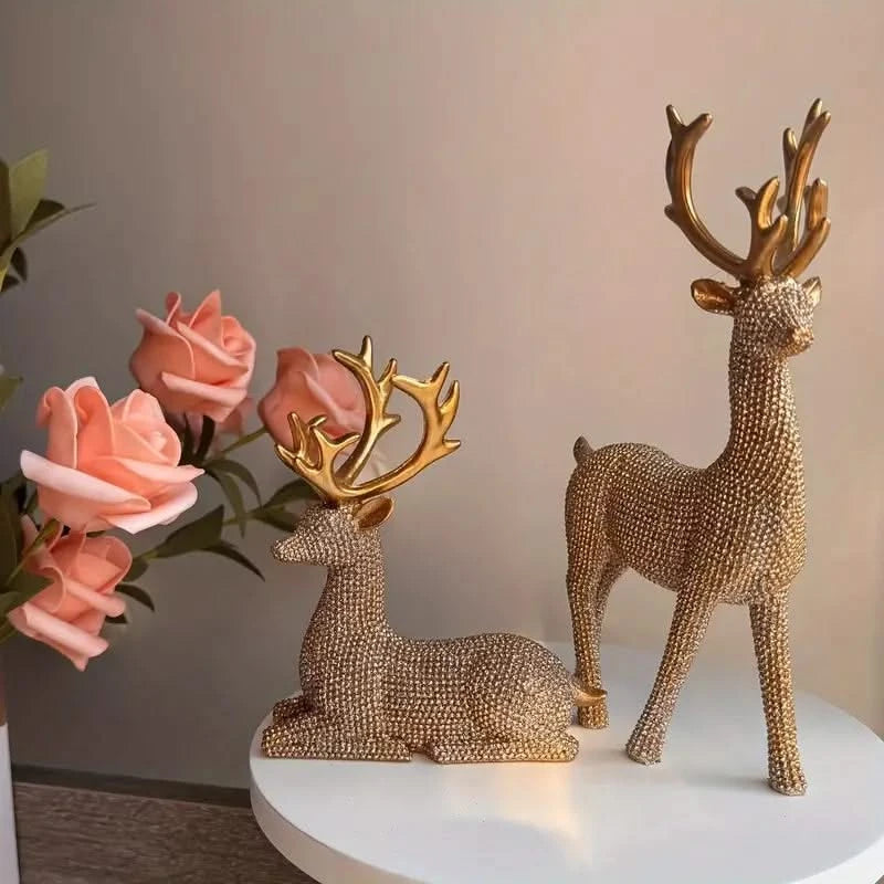 Reindeer Figurine Set