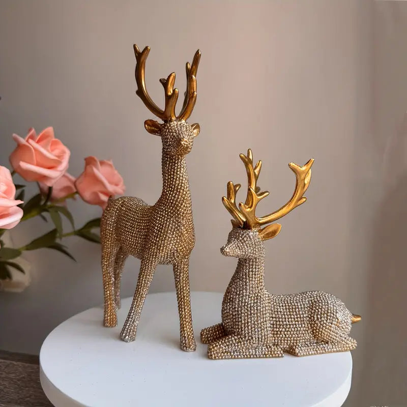Reindeer Figurine Set