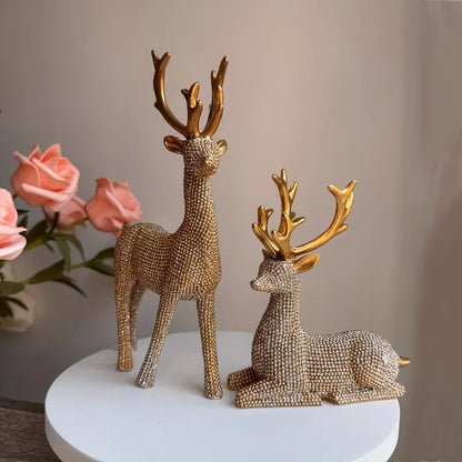 Reindeer Figurine Set