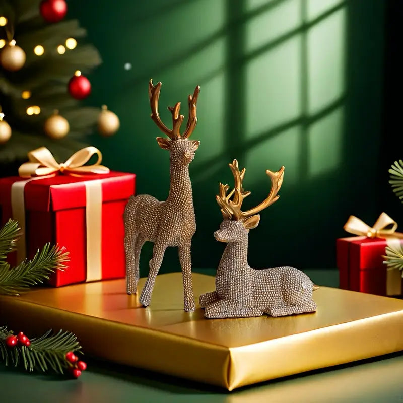 Reindeer Figurine Set