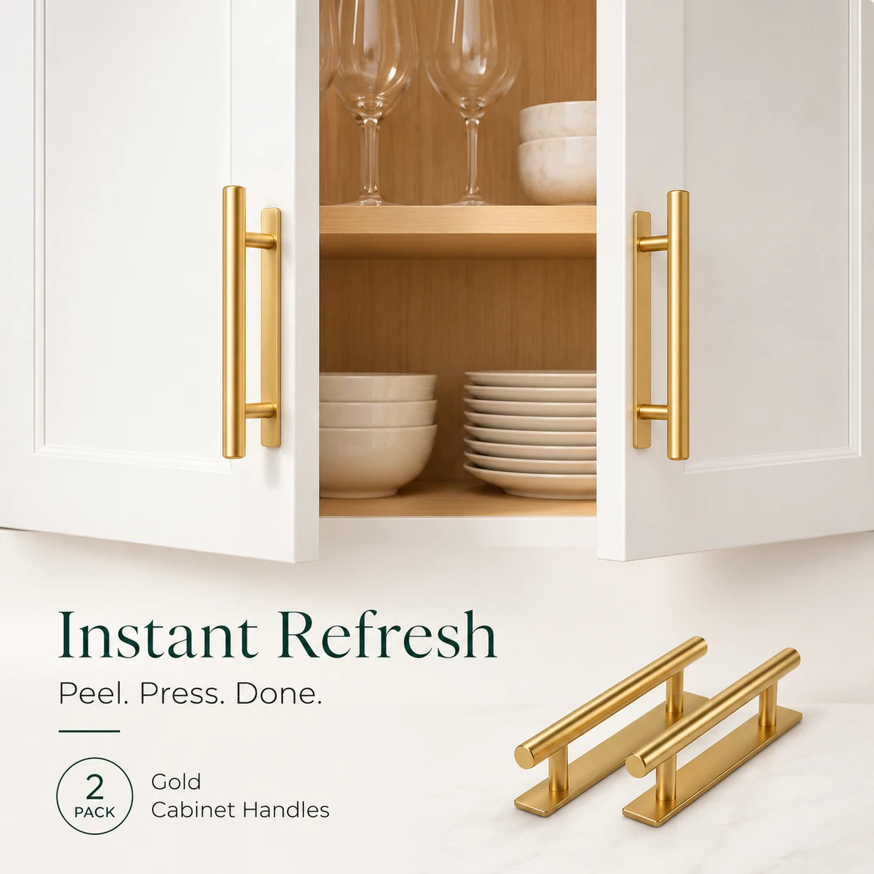 GripEase No-Drill Cabinet Handle
