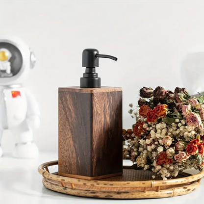 Rustic Wood Soap & Lotion Dispenser