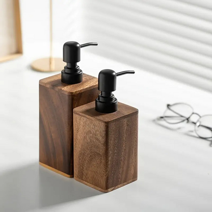 Rustic Wood Soap & Lotion Dispenser