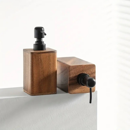 Rustic Wood Soap & Lotion Dispenser
