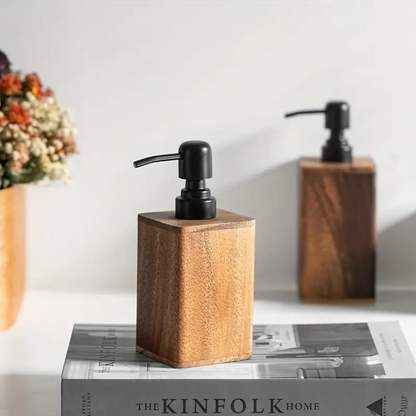 Rustic Wood Soap & Lotion Dispenser