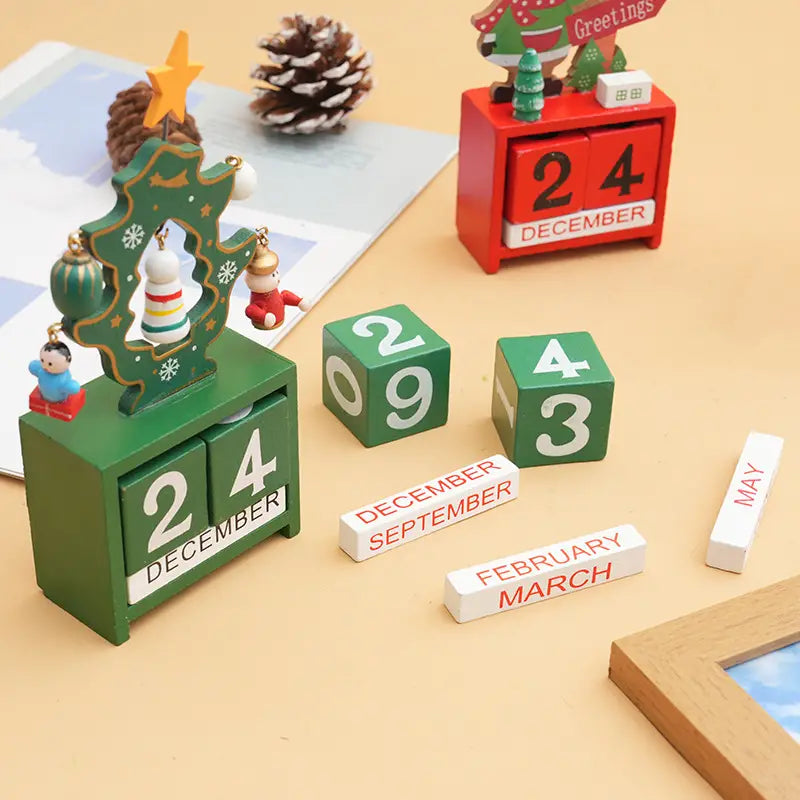 Wooden Christmas Countdown Calendar