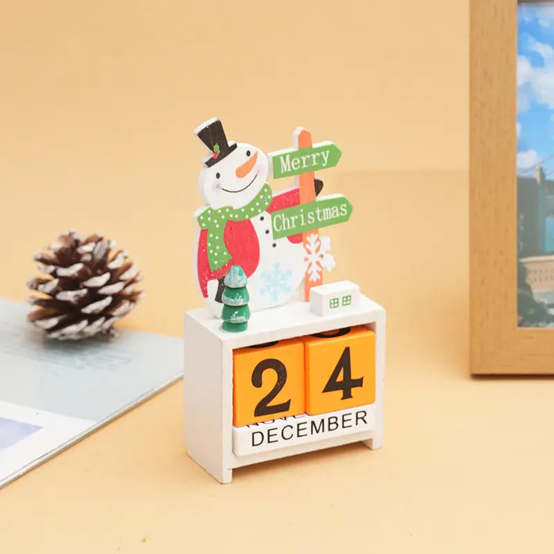 Wooden Christmas Countdown Calendar