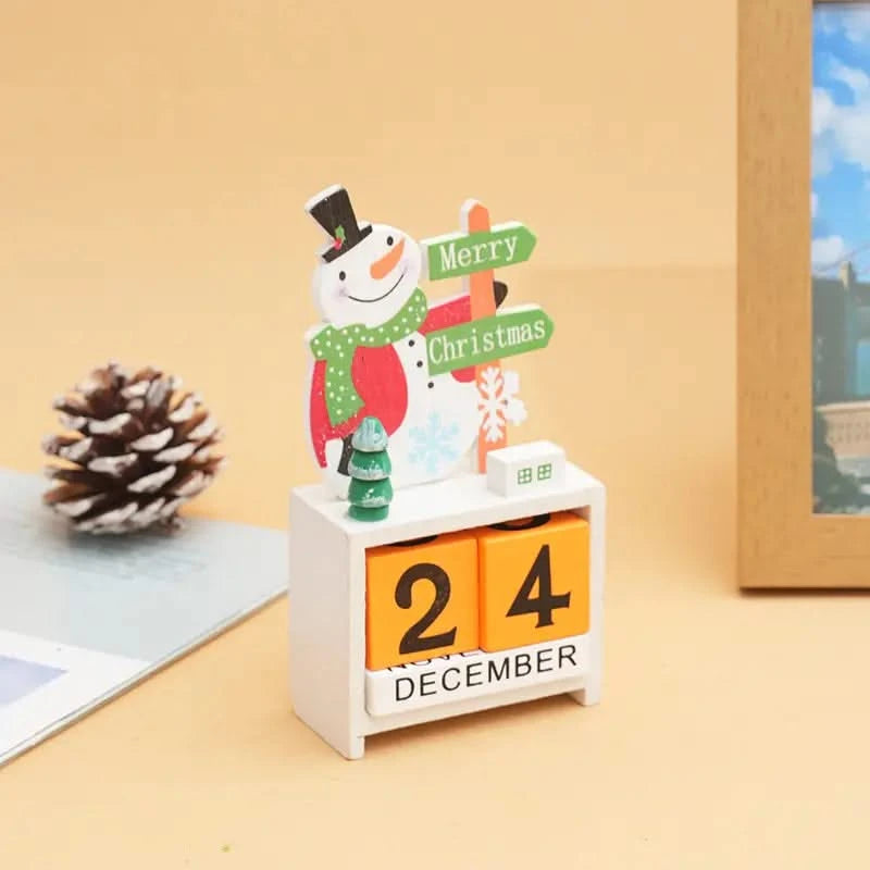 Wooden Christmas Countdown Calendar