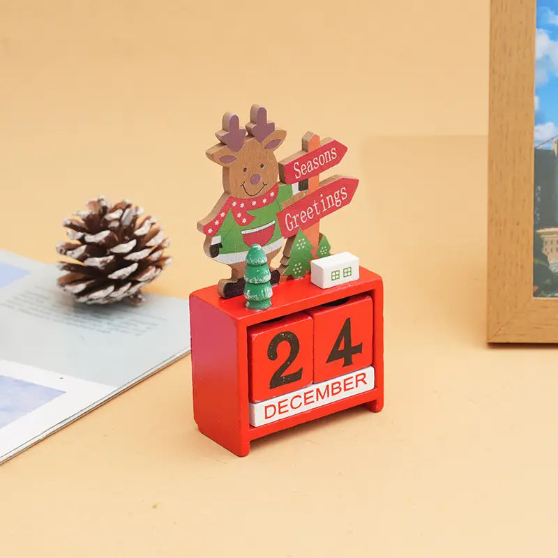 Wooden Christmas Countdown Calendar