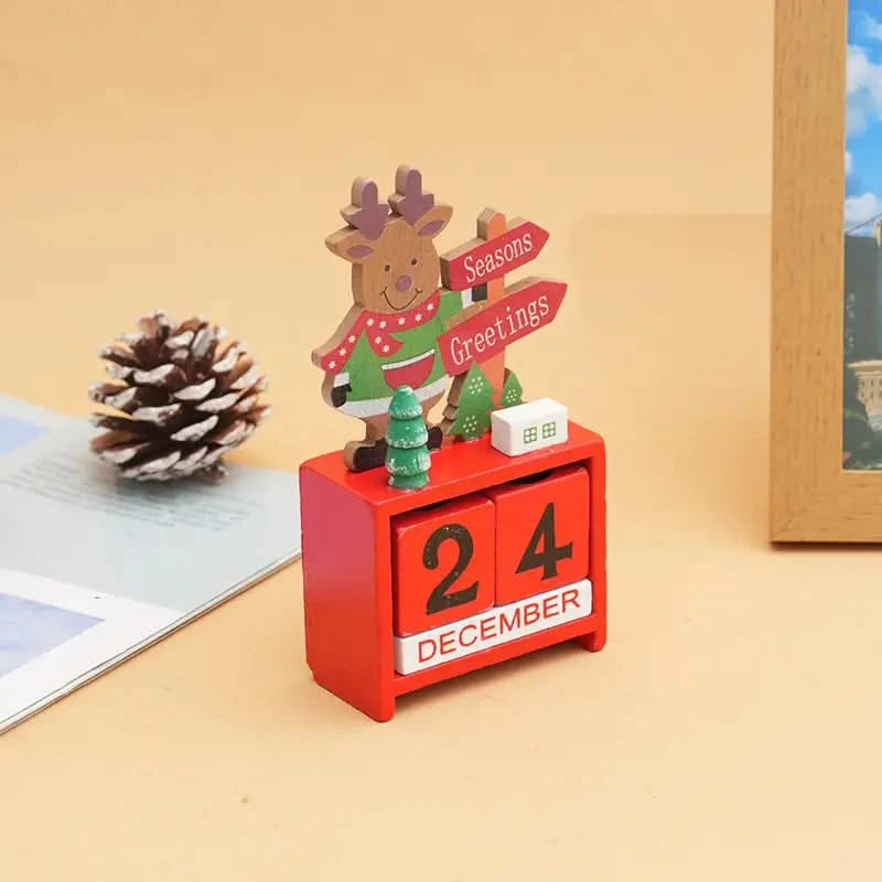 Wooden Christmas Countdown Calendar