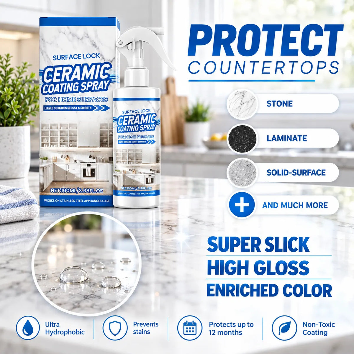 HomeShield Ceramic Surface Coating Protection Spray