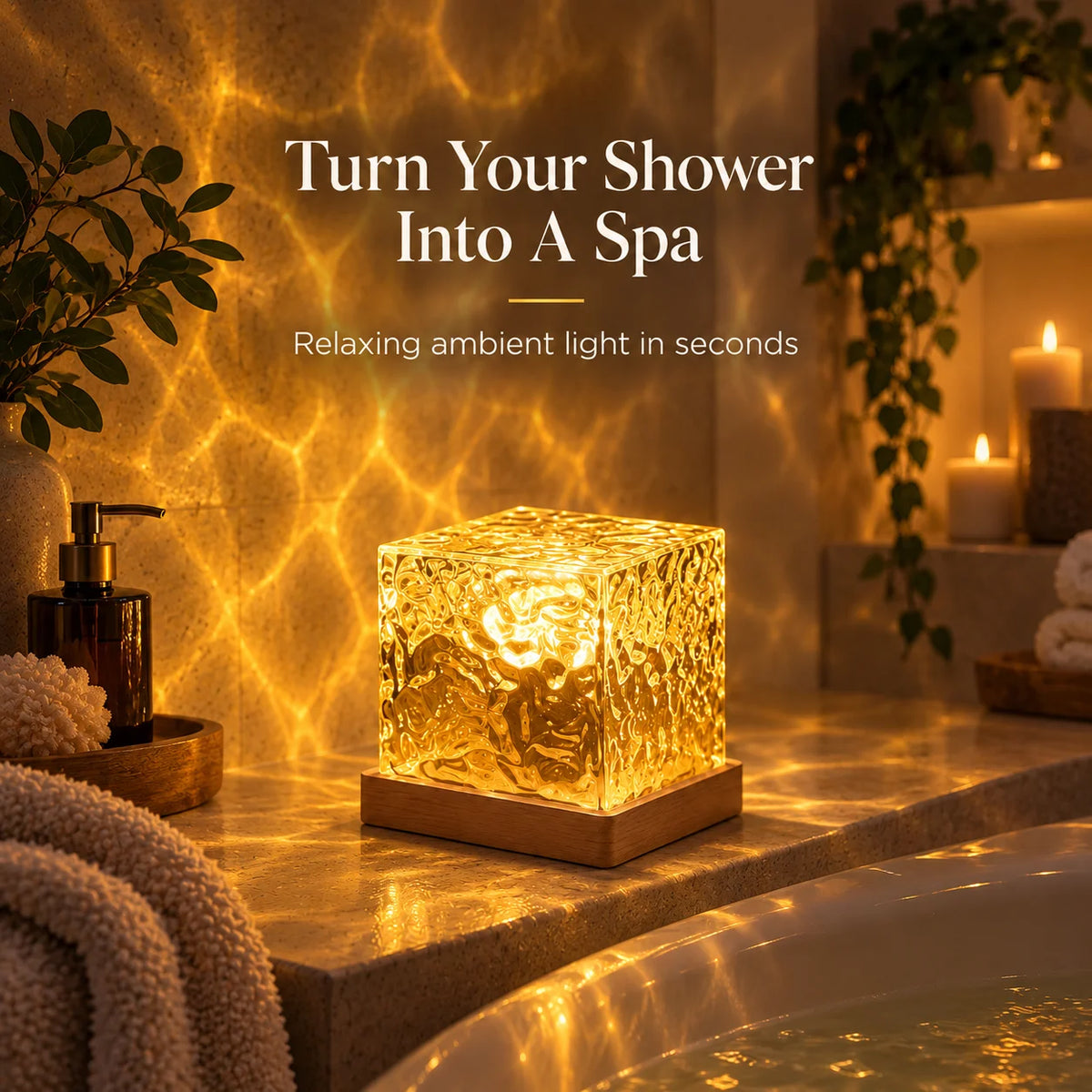 AquaGlow Shower Mood Ambience Light